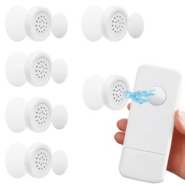 6PCS Magnetic Remote Control Holder, Self Adhesive Upgraded Remote Control Wall Mount Suitable for TV, Air Conditioner, for Home Office School Supply Storage, Strong Magnet Securely Hold White