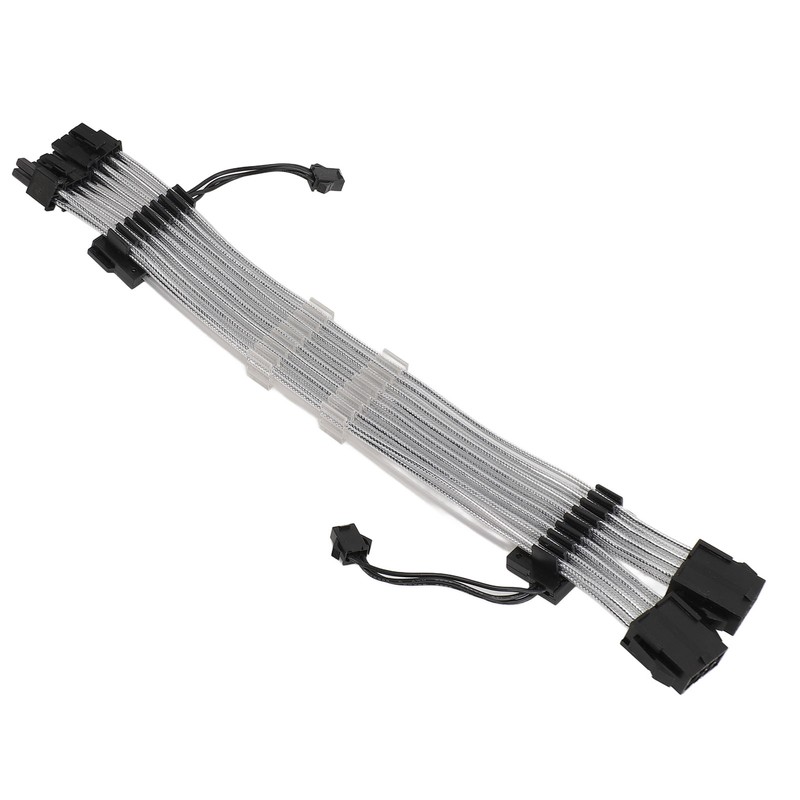 RGB PSU Cables ARGB GPU Power Supply Cable 2x8 Pin