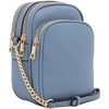 FashionPuzzle Multi Pocket PU Leather Casual Medium Crossbody Bag with
