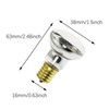 SQXBK 4PCS Gold Lava Light Bulb R39-E17-25W Lava Bulb Replacement