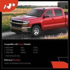 A-Premium Idle Air Control Valve IAC + Throttle Position Sensor TPS Compatible with Suzuki Aerio 2002-2003 2.0L, Esteem 1999-2002 1.8L, Sidekick 1996-1998 1.8L