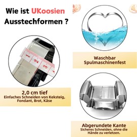 Ukoosien Large Goose Cookie Cutter 16 cm Dishwasher Safe Martin Goose Cookie Cutter Autumn for Children