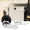 2pcs 3-Digit Zinc Alloy Mechanical Password Lock for Cabinet Wardrobe