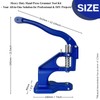 Heavy Duty Hand Press Grommet Tool Kit with 3 Dies
