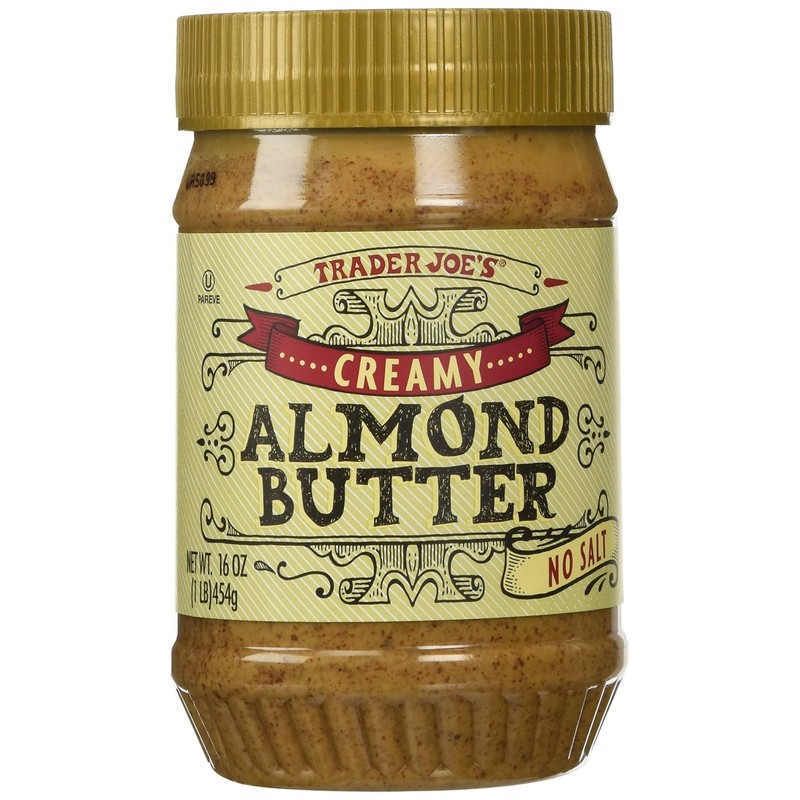 Trader Joe's Creamy Almond Butter No Salt 16 Oz -