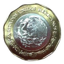 Monedas De 20 Pesos, México - Tenochtitlan