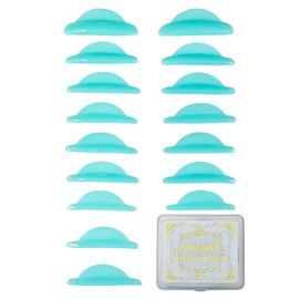 Lomansa Lash Lift Rods Silicone Pads for Lash Lamination Shields Ultra Curl Flexible Reusable Curler DIY Eyeash Perm Lifting Pads (Green)