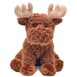 Bearington Morton The Moose Stuffed Animal, 10.5 Inch Plush Moose