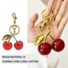 Yamobi Cherry Keyring, Aesthetic Bag Charm, Stylish Keyring for Women,