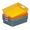 Soddeph A4 Paper Trays for Classroom with Grip Handles,Book Baskets