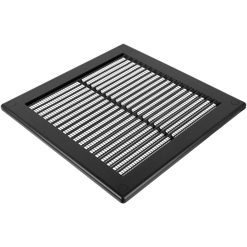 ECOPRO VENT / 4" x 4" Inch Inside Measurement/Black Plastic