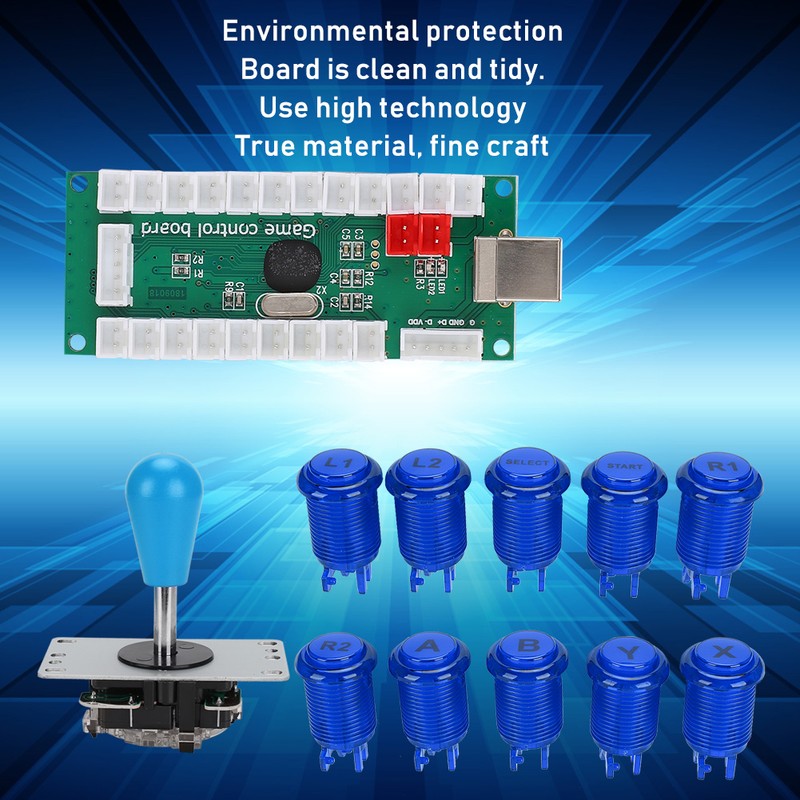 CY-822C DIY Arcade Game Buttons Joystick Rocker Controller Kit Without