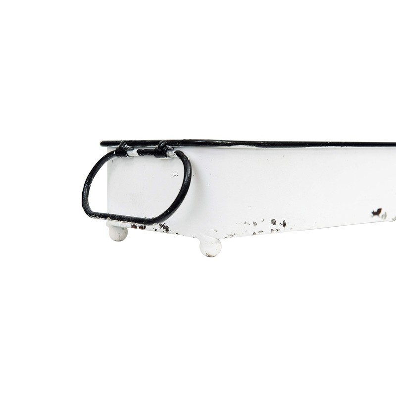 Creative Co-Op Decorative Rectangle Distressed Metal Tray