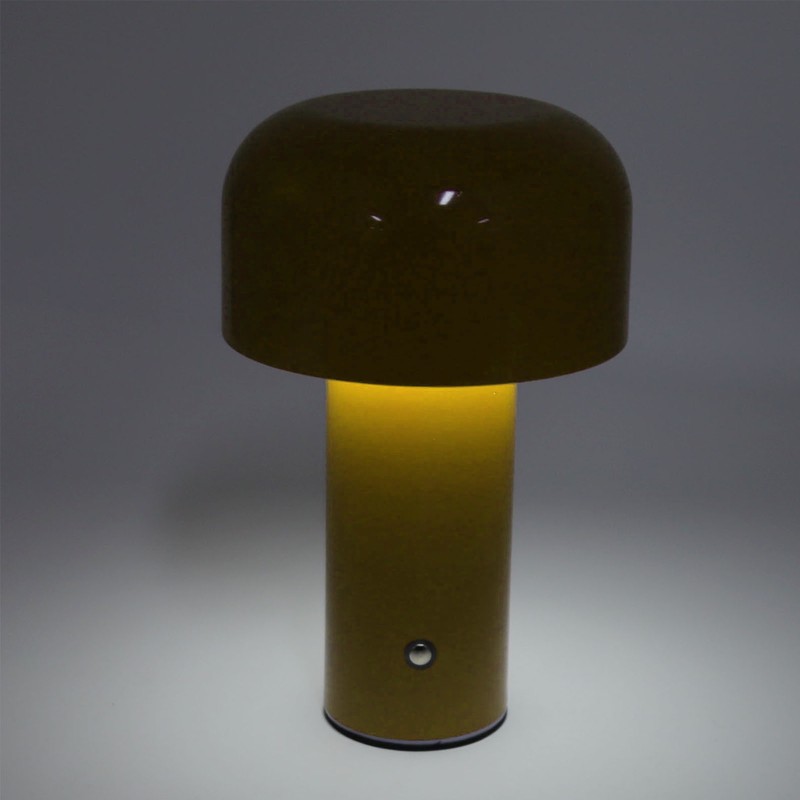 LED Desk Lamp Mushroom Design USB Charging 3 Color Temperature