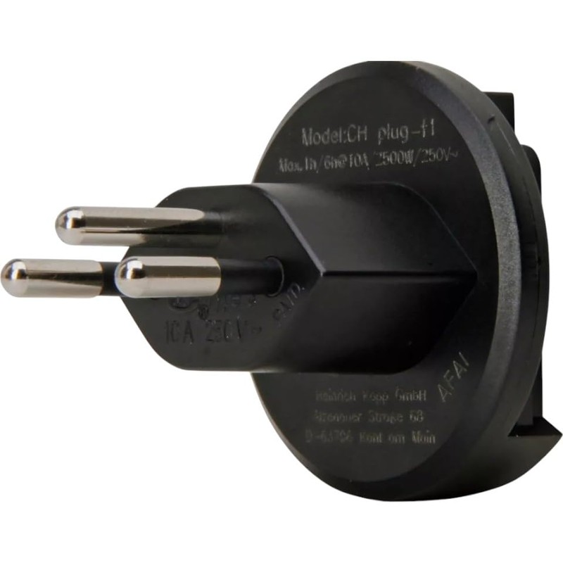 Kopp Travel Adaptor for USA, UK, CH, AUS and CN