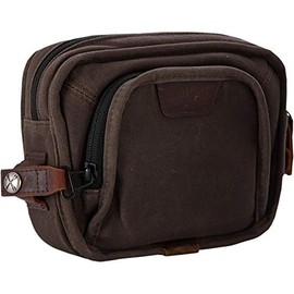 Burly Brand B15-1012D Handlebar Bag - Dark Oak Waxed Cotton