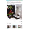 Unbranded the Grinch 4pc bathroom set - Black** new in