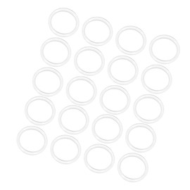 GLOKUUCA Silicone O-Rings - 20 Packs Rubber Gaskets Seal Rings Fits for Faucet Seal Pipe Repair - O Ring Assortment Kit - 16mm ID x 20mm OD x 2mm Height