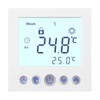 Digital Flush-Mounted Thermostat White with 8 cm Display Diagonal –
