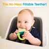 teetherpop Teething Toys for Babies, Fillable, Freezable Baby Teethers, Fill