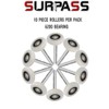 Surpass Garage Door Hardware Kit Roller/Hinge/Top Bracket/Wire Rope (for 16'x7'