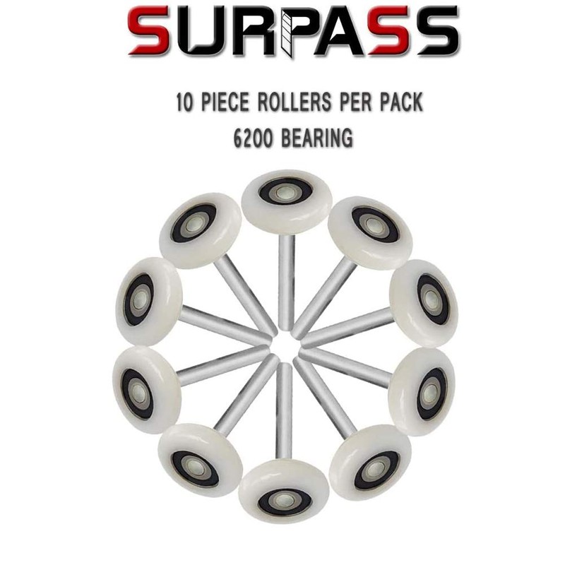 Surpass Garage Door Hardware Kit Roller/Hinge/Top Bracket/Wire Rope (for 16'x7'