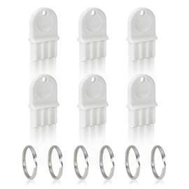 HGHN 6-Pack Universal Access to Toilet Paper Dispensers - Convenient Paper Towel Dispenser Keys