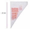Aleissi 300 Mangas Desechables Pasteleras Reposteria 31cm