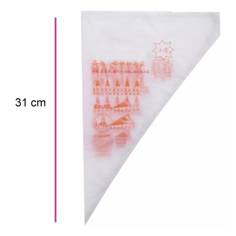 Aleissi 300 Mangas Desechables Pasteleras Reposteria 31cm