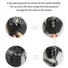 Allzedream Camera Wrist Strap Paracord Bracelet Adjustable for DSLR Binocular
