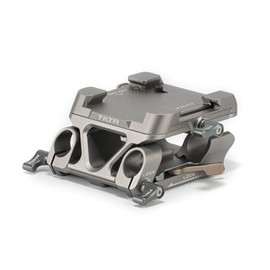 Tilta 15mm LWS Arca Manfrotto Dual Baseplate Compatible w Standard Dovetails | Film Making | Snap-in Design (Titanium Gray)