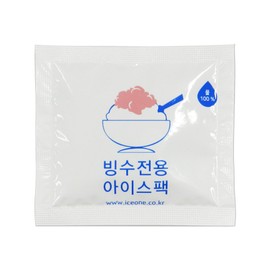 Ice One Water 100% Shaved Ice Mini Ice Packs 10x9 300 Pieces 1 Box Ice Insulation Cool Macaron Packaging / 아이스원 물 100% 빙수 미니 아이스팩 10x9 300개 1박스 얼음 보냉 쿨 마카롱포장