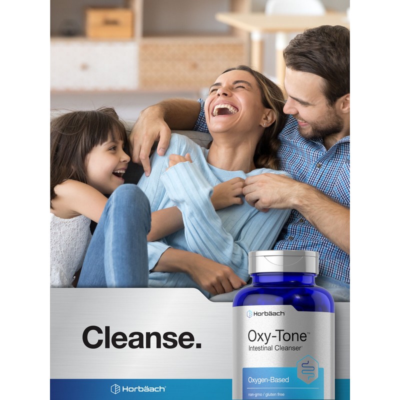Horbäach Oxygen Colon Cleanser | 100 Capsules | Intestinal Cleanser