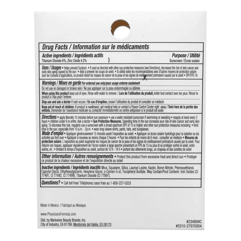 Polvo Compacto Mineral Wear Translucent De Physicians Formul