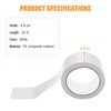 Window Weather Sealing Tape, White Window Draft Isolation Film, Waterproof