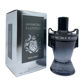 Invincible Platinum Men's Cologne 3.4 Fl. Oz. Eau de Toilette Spray