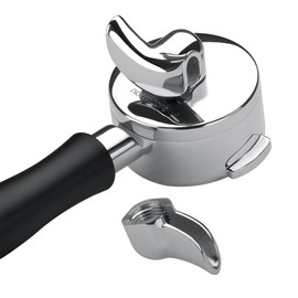 Normcore 58mm 3-in-1 Bottomless/Double/Single Spout Portafilter with 22g Basket Fits E61, Flair 58, ECM, Rocket, Sanremo, Synesso, Slayer, VBM - Anodized Aluminum Handle