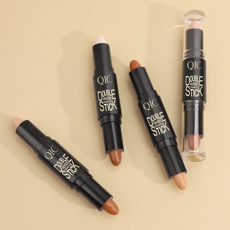 GECOMO Shading Highlight 5gx2 Contouring Stick, Dual Ended Multifunctional Makeup