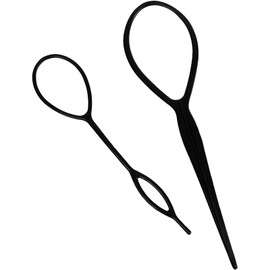 YXL 2Pcs Hair Braiding Tool, Topsy Tail Hair Tool, Hair Loop Pull Through Tool, Hair Plaiting Tool for Making Women and Girls Hair Style