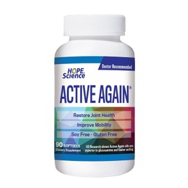 Active Again Hope Science Joint & Muscle 90 Softgels | for Joint Health and Mobility, Muscle, Back, Knee, Shoulder | Long Term Results | Made in USA