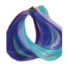 Prettyland - GHW08 colorful multi-colored 12-piece hair extension set hairpiece