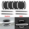 ETOPARS Pack of 8 Reflective Car Door Handle Stickers White