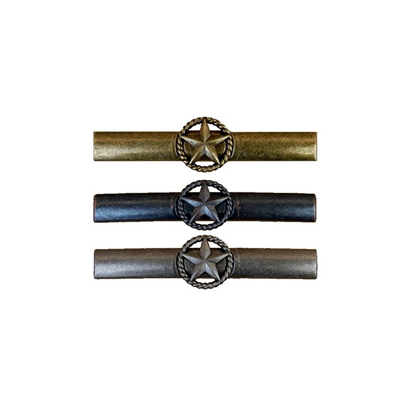 Set of 6 Thin Rope and Star Drawer Cabinet Pull