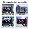 3 inch Reflective Mailbox Numbers for Outside, 5 Sets Number