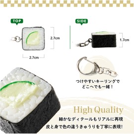 Kappa Roll - Food Sample Sushi Keychain