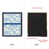 Laura Ashley 8x10 Navy Enamel Picture Frame, Gold Metal Edge