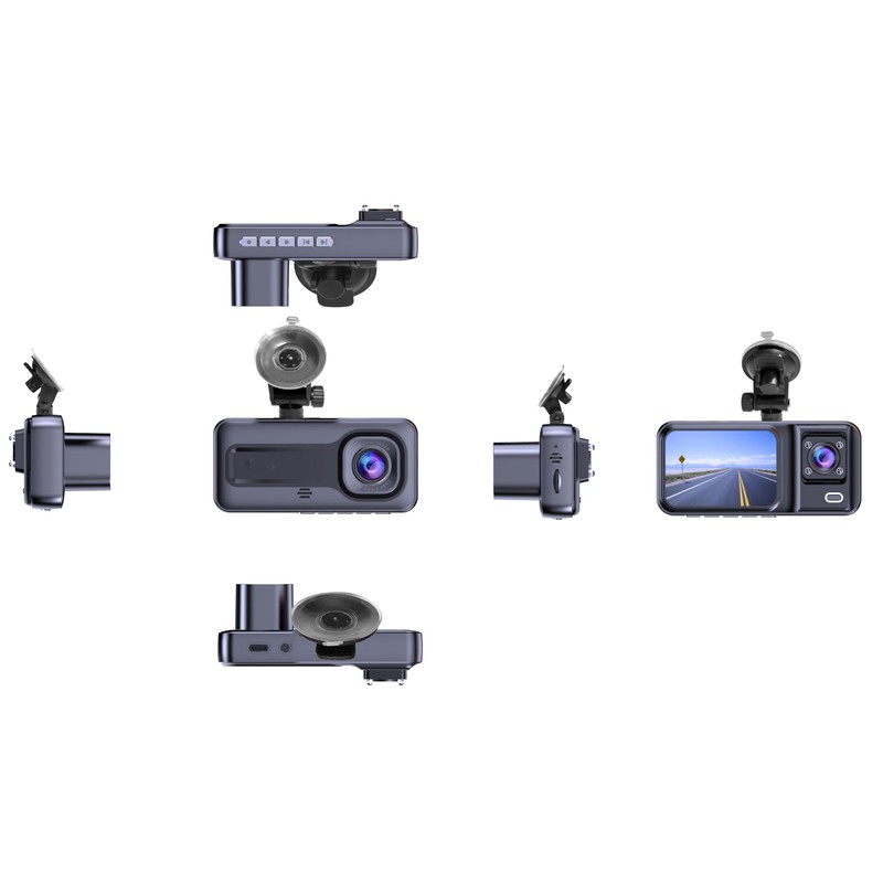 Denver CCT-2500 Dashcam Blickwinkel horizontal max.=120° 5V Dual-Kamera, G-Sensor, Automatischer