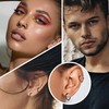 Adramata G23 Titanium Helix Piercings for Women Men Titanium Septum