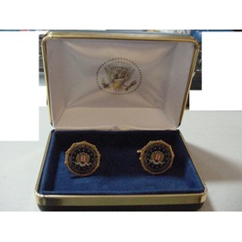 Pair of Presidential FBI Cufflinks Color Seal-New-Free Shipping in the US