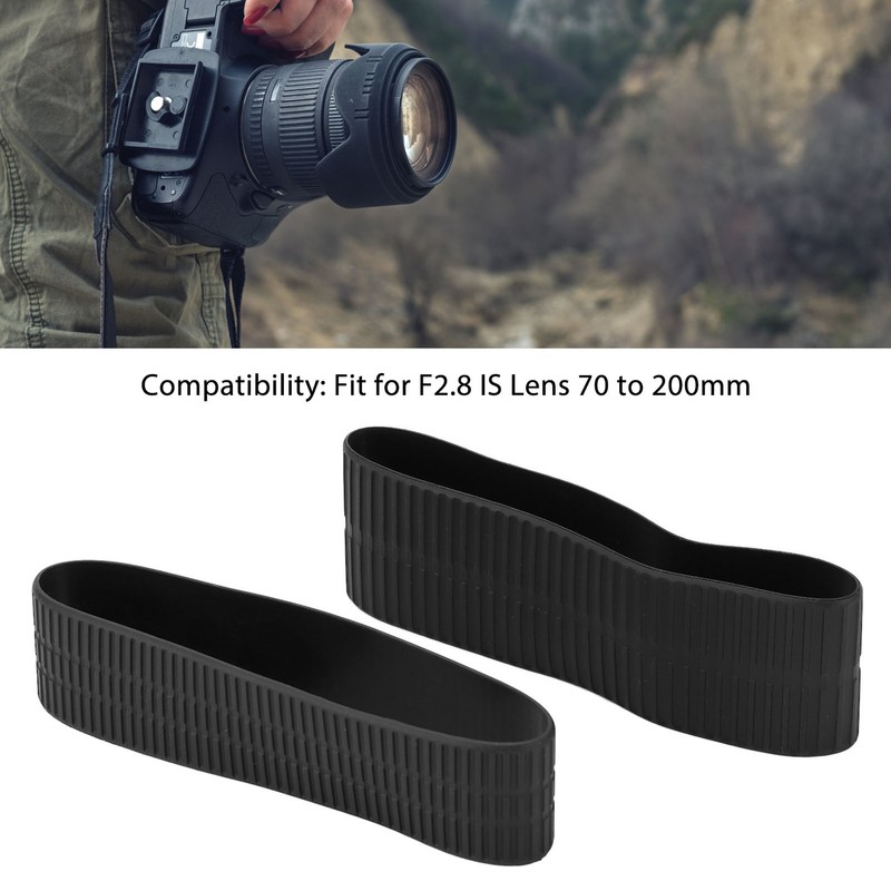 Lens Zoom Focus Grip Antislip Precise Fit Rubber Lens Ring